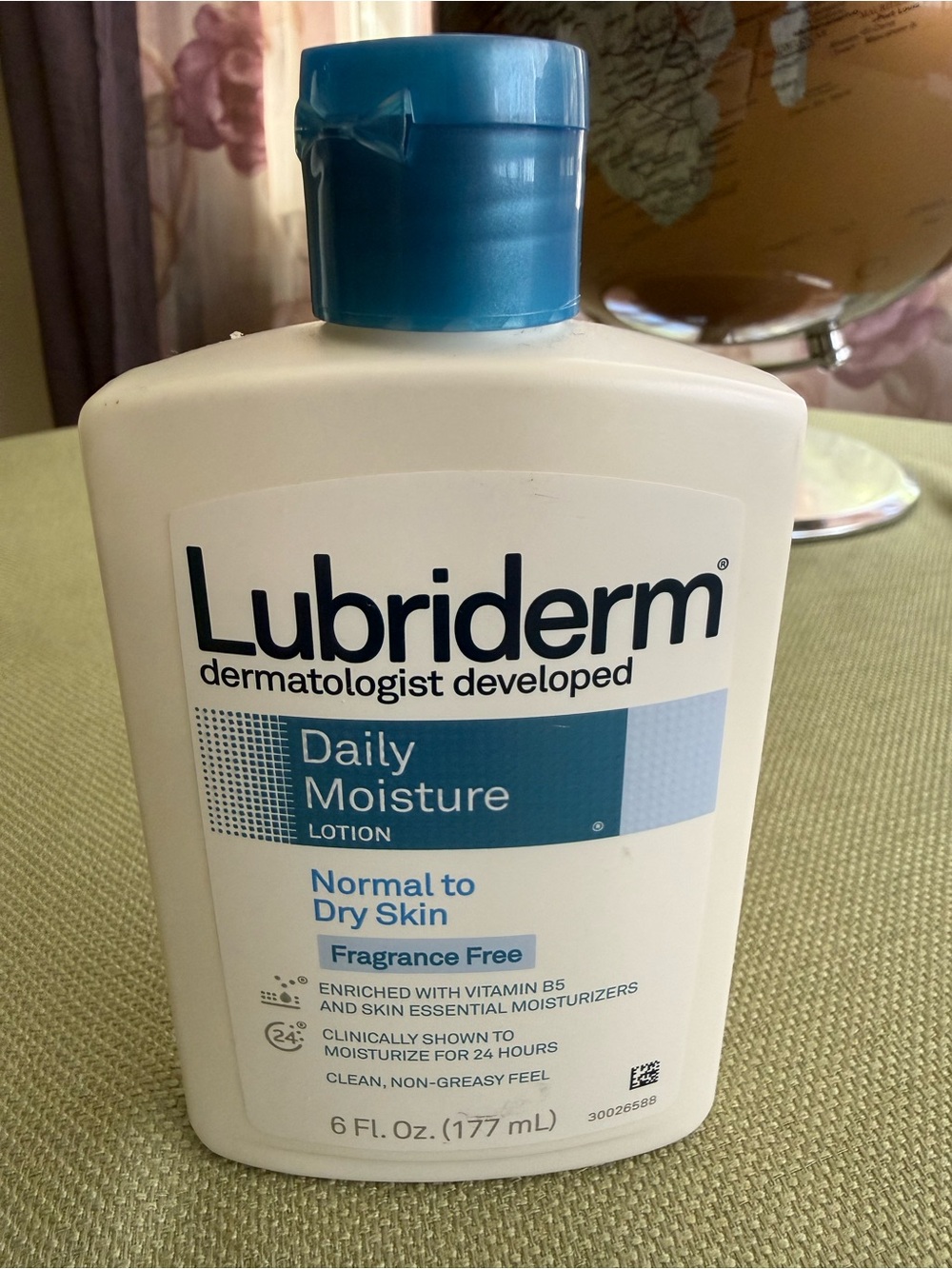 🌞 4/$20 Lubriderm Daily Moisture Lotion - Fragrance Free Normal to Dry Skin 6 oz